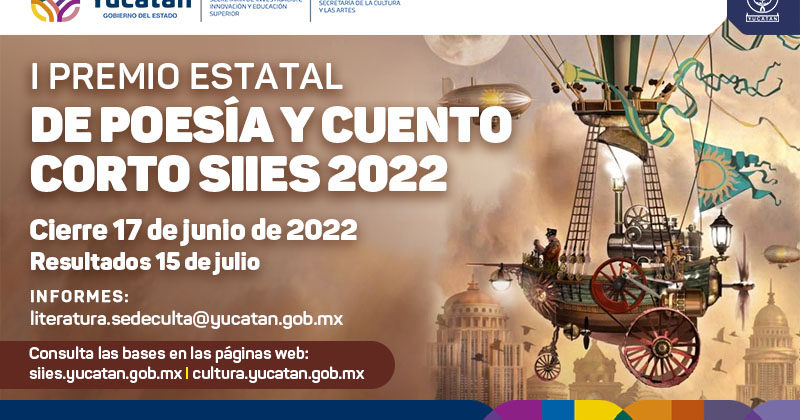 I Premio Estatal de Poesía y Cuento Corto SIIES 2022