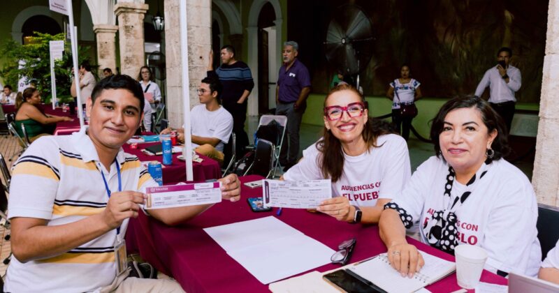 Primera audiencia con el pueblo